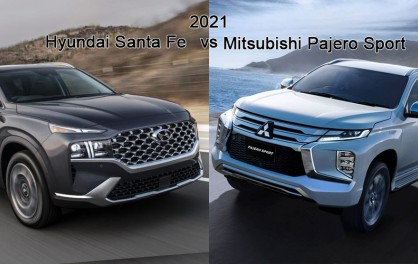 Nên Mua Santafe Hay Pajero Sport Năm 2021?